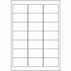 528 - Label Size 63.5mm x 38.1mm - 21 labels per sheet 