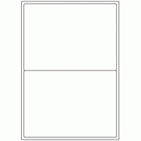 532 - Label Size 199.6mm x 143.5mm - 2 labels per sheet