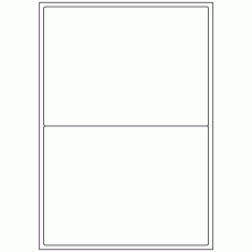 532 - Label Size 199.6mm x 143.5mm - 2 labels per sheet