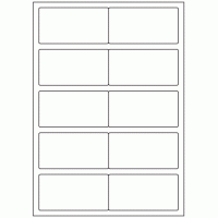 540 - Label Size 97mm x 50mm - 10 labels per sheet