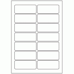 542 - Label Size 90mm x 35mm - 14 labels per sheet