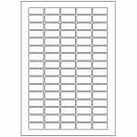 547 - Label Size 33.5mm x 15mm - 80 labels per sheet