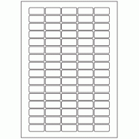 547 - Label Size 33.5mm x 15mm - 80 labels per sheet