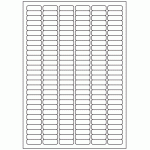 548 - Label Size 30mm x 10mm - 168 labels per sheet