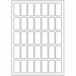 549 - Label Size 24mm x 51mm - 35 labels per sheet