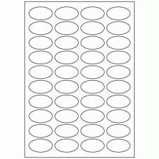 554 - Label Size 45mm x 25mm - 40 labels per sheet 