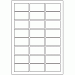 573 - Label Size 60mm x 32mm - 24 labels per sheet