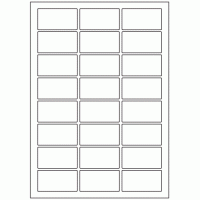 573 - Label Size 60mm x 32mm - 24 labels per sheet