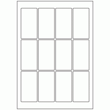 578 - Label Size 45mm x 84mm - 12 labels per sheet