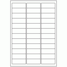 579 - Label Size 63.5mm x 23mm - 36 labels per sheet 