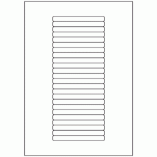 588 - Label Size 100mm x 10mm - 24 labels per sheet