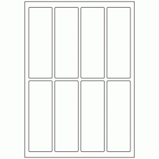 591 - Label Size 135mm x 45mm - 8 labels per sheet