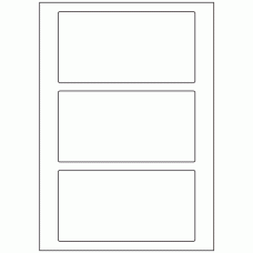 597 - Label Size 165mm x 85mm - 3 labels per sheet 