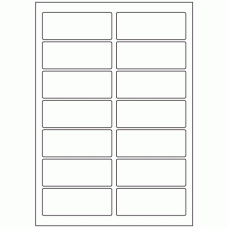 614 - Label Size 93mm x 36mm - 14 labels per sheet