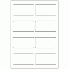 615 - Label Size 92.5mm x 47mm - 8 labels per sheet