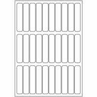 619 - Label Size 88mm x 18mm - 30 labels per sheet