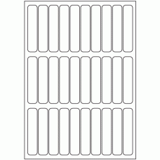 619 - Label Size 88mm x 18mm - 30 labels per sheet