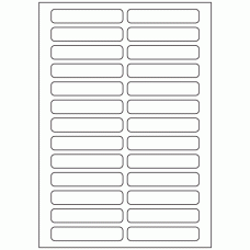 620 - Label Size 87.5mm x 16.6mm - 26 labels per sheet