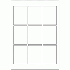 626 - Label Size 81mm x 60mm - 9 labels per sheet