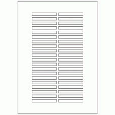 639 - Label Size 65mm x 7mm - 40 labels per sheet