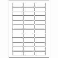 642 - Label Size 56mm x 20mm - 36 labels per sheet