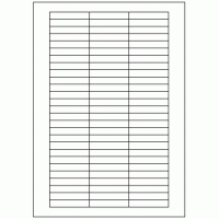 644 - Label Size 55mm x 10mm - 81 labels per sheet