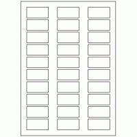 646 - Label Size 48mm x 23.5mm - 30 labels per sheet