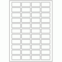 652 - Label Size 43mm x 21mm - 44 labels per sheet