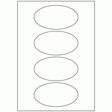 660 - Label Size 120mm x 64.8mm - 4 labels per sheet