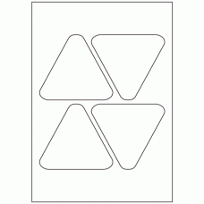 671 - Label Size 109.5mm x 97.1mm - 4 labels per sheet