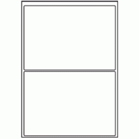 008 - Label Size 200mm x 140mm - 2 labels per sheet