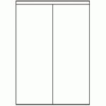 012 - Label Size 105mm x 285.2mm - 2 labels per sheet