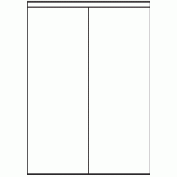 012 - Label Size 105mm x 285.2mm - 2 labels per sheet