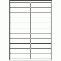 016 - Label Size 100mm x 25.4mm - 22 labels per sheet