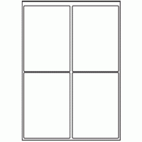 017 - Label Size 99mm x 139mm - 4 labels per sheet