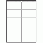 020 - Label Size 99mm x 56.5mm - 10 labels per sheet