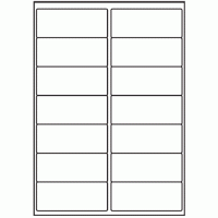 021 - Label Size 99mm x 40mm - 14 labels per sheet