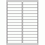 023 - Label Size 99mm x 20mm - 28 labels per sheet