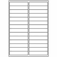 023 - Label Size 99mm x 20mm - 28 labels per sheet