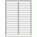 024 - Label Size 99mm x 15mm - 36 labels per sheet