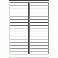 024 - Label Size 99mm x 15mm - 36 labels per sheet