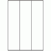 027 - Label Size 70mm x 295.2mm - 3 labels per sheet