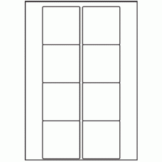 028 - Label Size 70mm x 71mm - 8 labels per sheet 