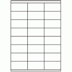 031 - Label Size 70mm x 35mm - 24 labels per sheet