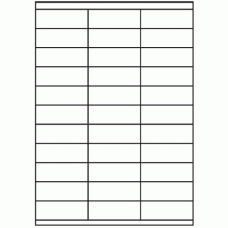 032 - Label Size 70mm x 25.4mm - 33 labels per sheet 