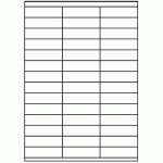 033 - Label Size 70mm x 20mm - 42 labels per sheet