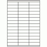 033 - Label Size 70mm x 20mm - 42 labels per sheet