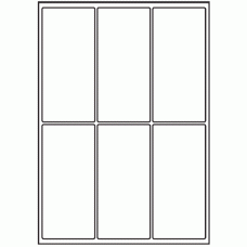 037 - Label Size 65mm x 140mm - 6 labels per sheet