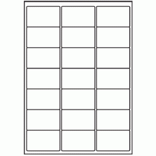 040 - Label Size 65mm x 40mm - 21 labels per sheet 