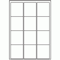 041 - Label Size 63.5mm x 71mm - 12 labels per sheet